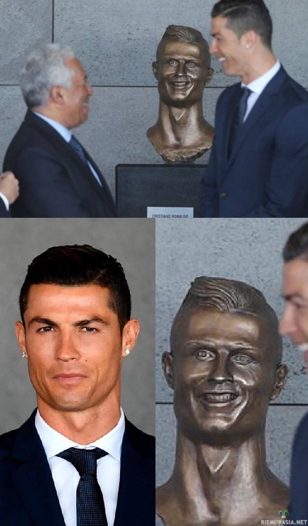 Cristiano Ronaldosta näköispatsas