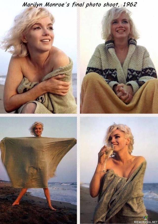 Marilyn Monroen viimeinen photoshoot