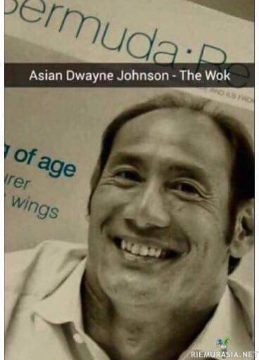 Aasialainen Dwayne Johnson