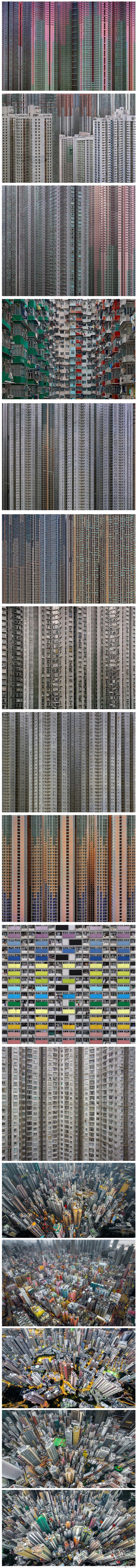 Hong Kong - 7 miljoonan asukkaan kaupunki. Melko psaikedeelinen näky tuo kerrostalohelvetti.
