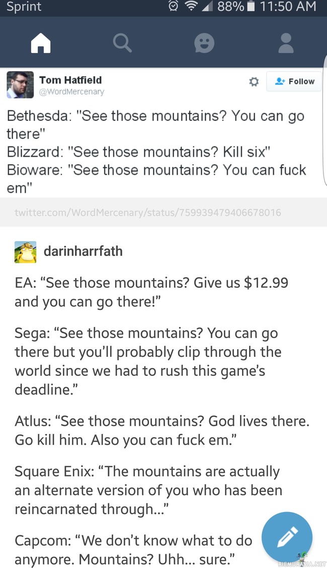 Vuoret pelissä