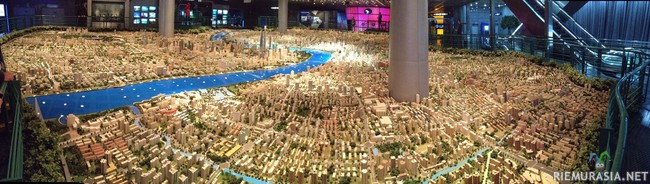 Shanghai pienoismalli - Klikkaamalla kuva suuremmaksi