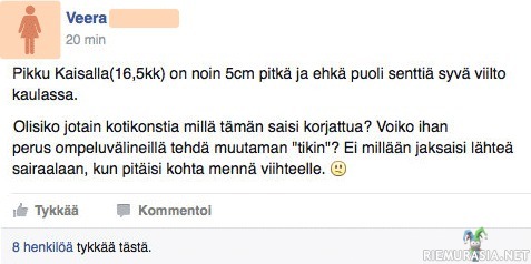 Hoitaja Veera - Elämän prioriteetit hyvin kohdallaan.