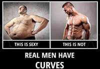 Real MEN have curves