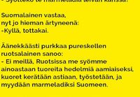 Suomalainen vs. ruotsalainen