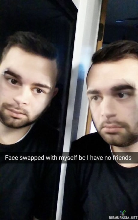 Face swap itsensä kanssa