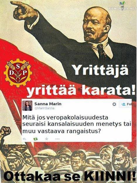 SDP - Veropakolainen - Yrittäjä yrittää karata!