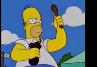 Homer Simpson syö chiliä