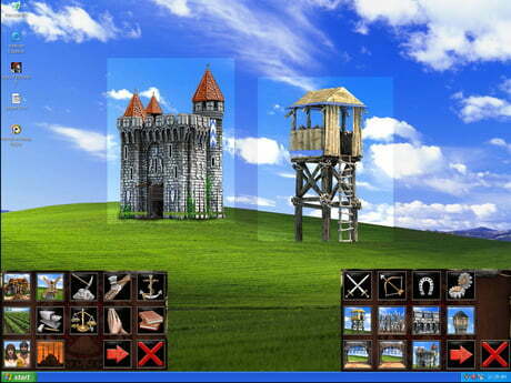Age of Empires II - Tiesitkö että Age of Empires2 rakennuskuvakkeissa on windows xp oletustaustakuva taustana?