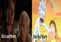Rick and Morty vs. Doc and Marty