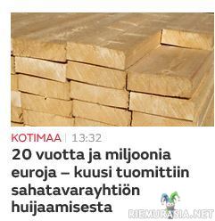 Kuusi tuomittiin