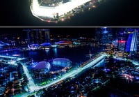 Marina Bay, kaahailua Singaporen yössä, kauniissa maisemissa sitä ajetaan formula1 osakilpailuja