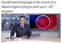 Kazakhstan ja kieli
