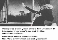 Miksi vampyyrit imee verta?