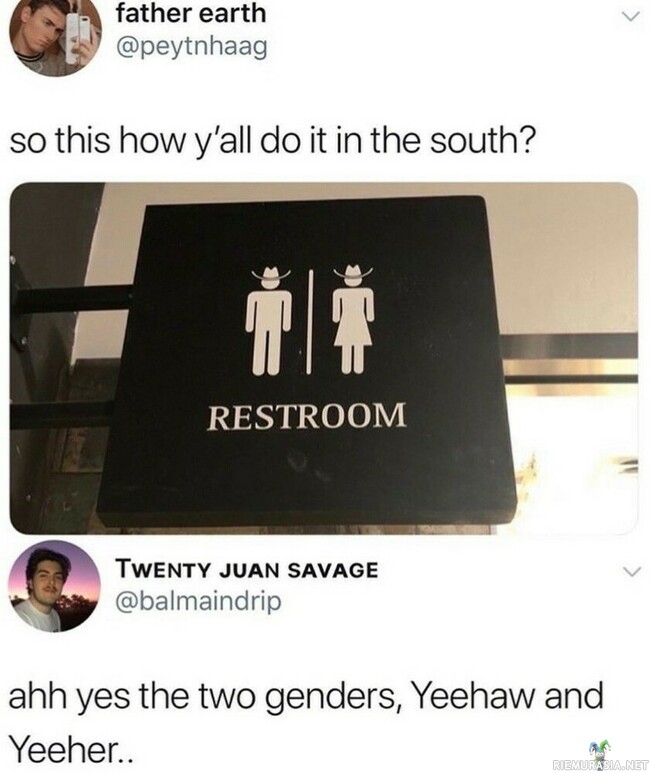 Deep south toilets - Teksasin tyylillä.