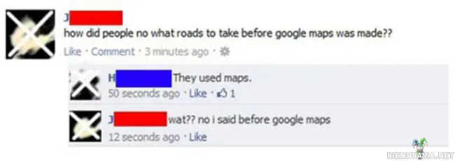 Aika ennen Google Mapsia