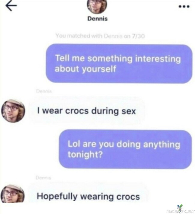 Crocs-miehet laittaa niin paljon