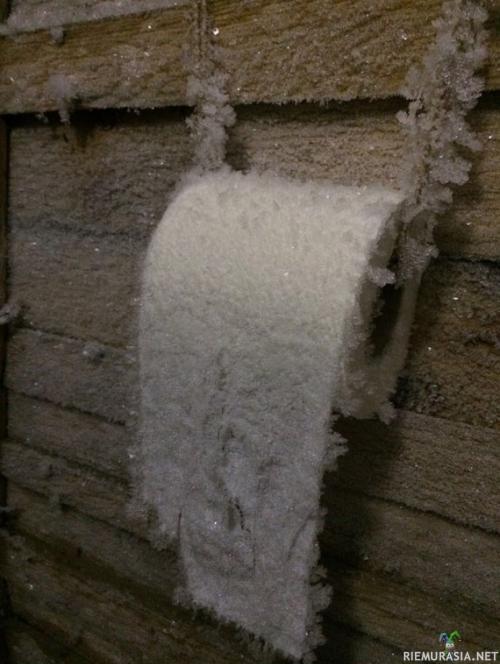 Kylmä vessa Venäjällä - Mukavan rapsakkaa vessapaperia