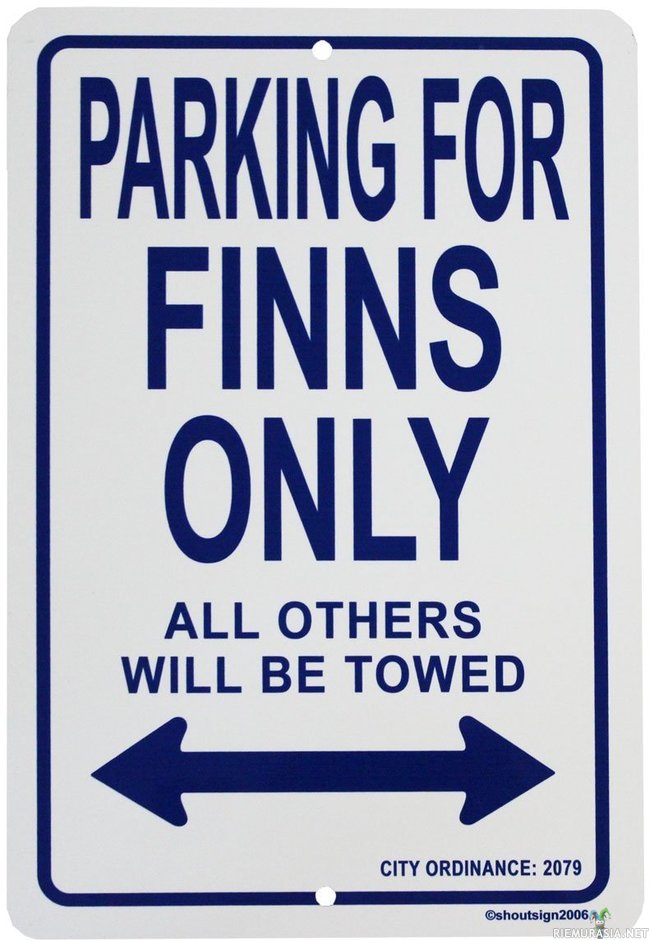 Private area - for Finns only