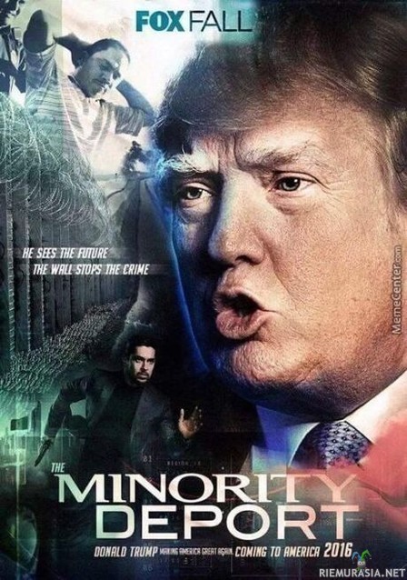 Minority deport - Trump pääosassa
