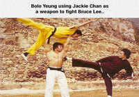 Bruce Leetä vastaan taisteleminen