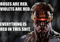 Cyclops näkee punaista