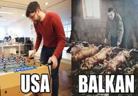 USA vs. Balkan