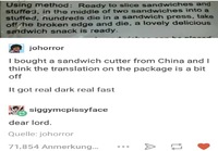 Kiinalaisen leipäleikkurin käännetyt ohjeet 