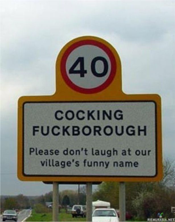 Cocking fuckborough - Hieno nimi kylällä