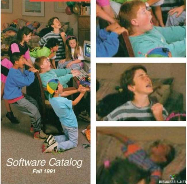 Ohjelmistokatalogi - Vuoden 1991 ohjelmistot taisi olla täyttä rautaa?