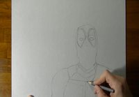 Deadpoolin piirtäminen