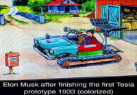 Elon Musk ja ensimmäinen Tesla