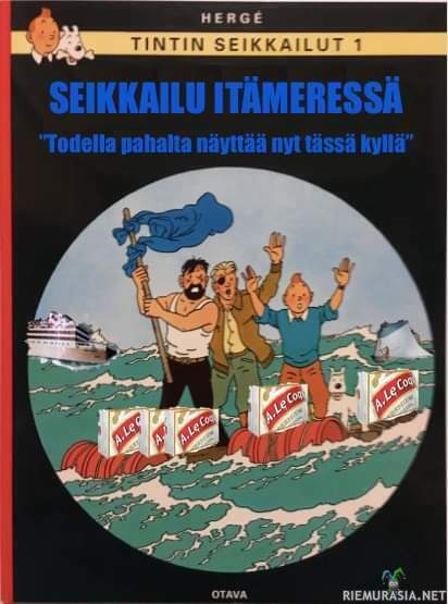 Tintti Itämerellä - Reipasta seikkailua 90-luvun hengessä 
