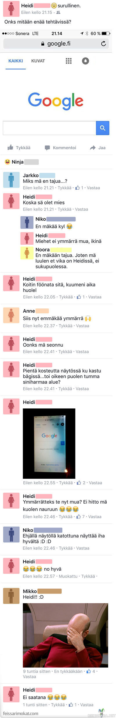 Mitään ei ole tehtävissä