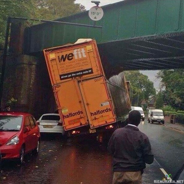 We fit - Oh the irony..