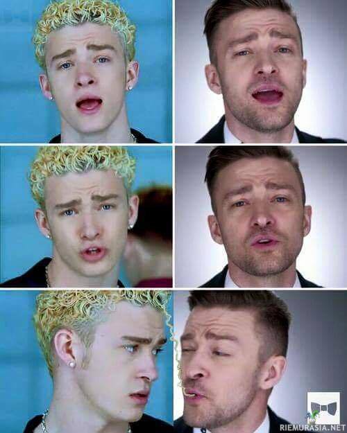 Timberlake ennen ja nyt - Niin hyviä nuudeleita
