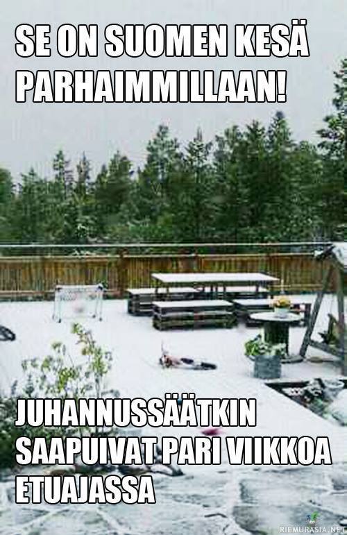 Suomen kesä parhaimmillaan