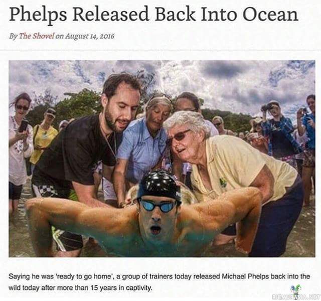 Michael Phelps lasketaan vapauteen