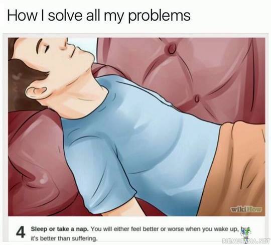 Ongelmien ratkaisua - nukkumalla