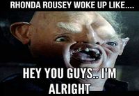 Ronda Rousey herää