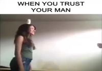 Kova luottamus mieheen