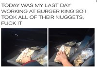 Viimeinen työpäivä Burger Kingissä