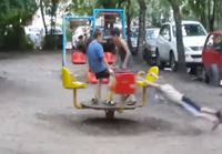 Lasten karusellileikit Venäjällä