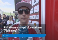 Räikkönen analysoi ulosajoaan