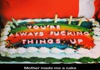 Äiti teki kakun