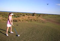 Tytön golflyönti