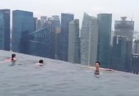 Hotellin kattouima-allas Singaporessa