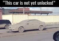 Unlocked car