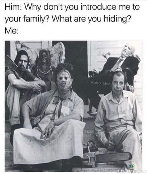 Miksi et esittele minua perheellesi?
