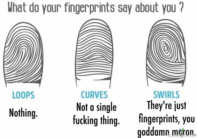 Mitä sormenjälkesi kertovat sinusta?